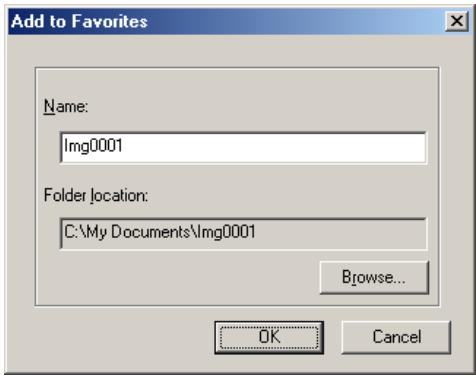 NIKON VIEW 5 - Add to Favorites dialog box - 1