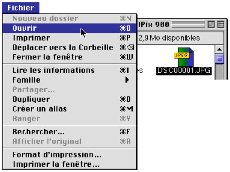 NIKON VIEW 900 - Étape 6 — Ouverture des images avec une autre application - 3