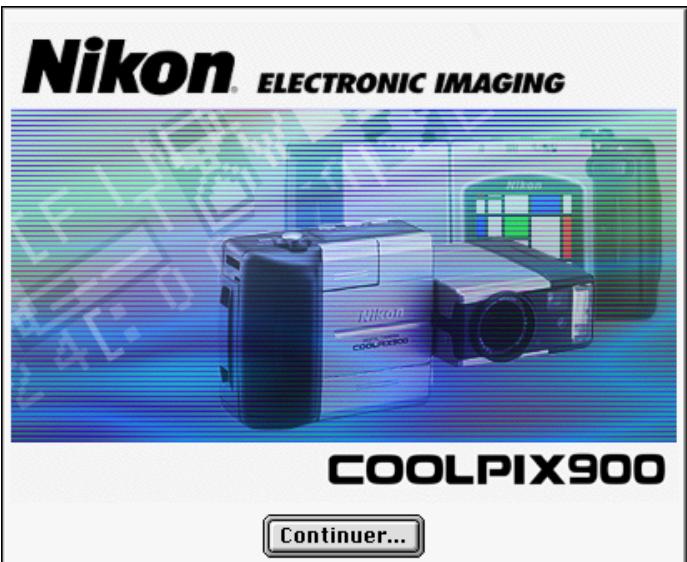 NIKON VIEW 900 - Etape i — démarrage de l'utilitaire d'installation de nikon view 900 - 3