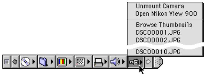 NIKON VIEW 900 - Options disponibles lorsque l'appareil numérique est monté - 1