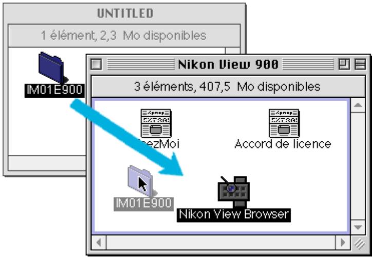 NIKON VIEW 900 - Lecture des cartes de mémoire compactflash - 1