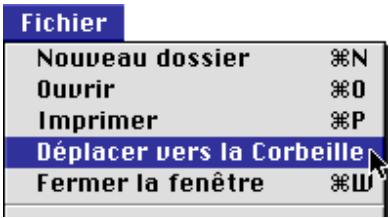 NIKON VIEW 900 - Utilisation de l'option déplacer vers la corbeille - 1