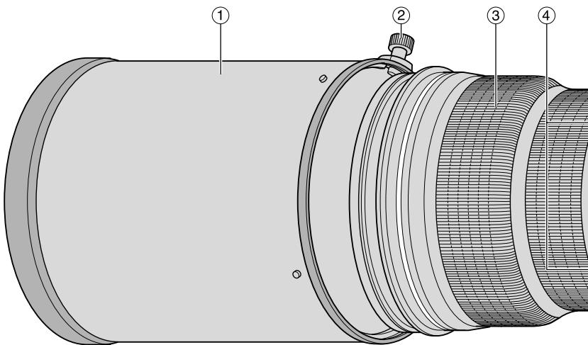 NIKON AF-S NIKKOR 500MM F-4G ED VR - Tänk på följande nar du hanterar kameran och objektivet - 1