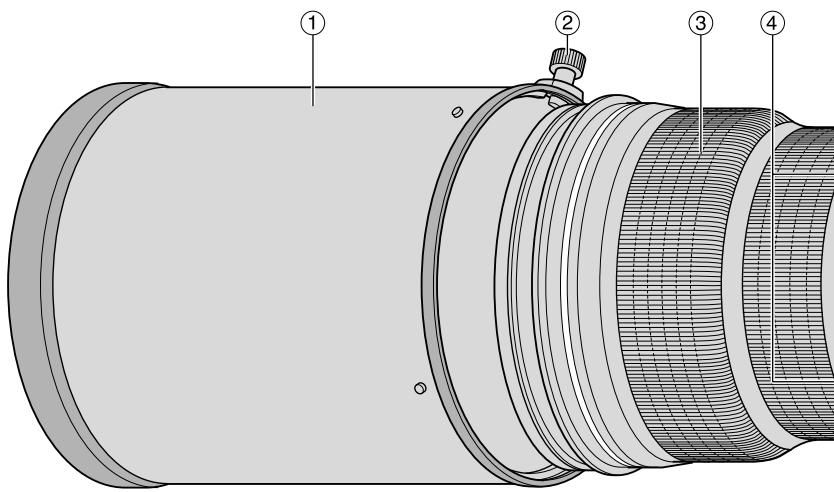 NIKON AF-S NIKKOR 500MM F-4G ED VR - 使用相机和镜头时应注意以下事项 - 1
