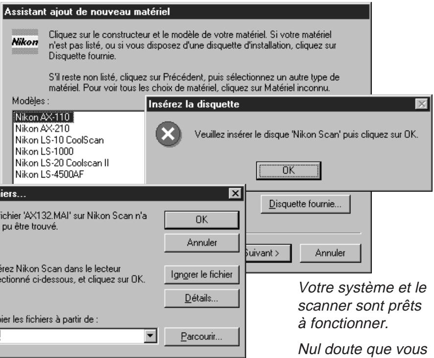 NIKON AX-110 - Première mise sous tension - 1