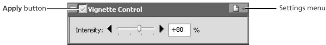 NIKON CAPTURE 3.5 - Display the Vignette Control palette - 1
