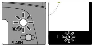 NIKON SB-50DX - If the ready-light blinks after flash shooting - 1