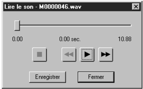 NIKON VIEW - Rejouer des enregistrements sonores - 3