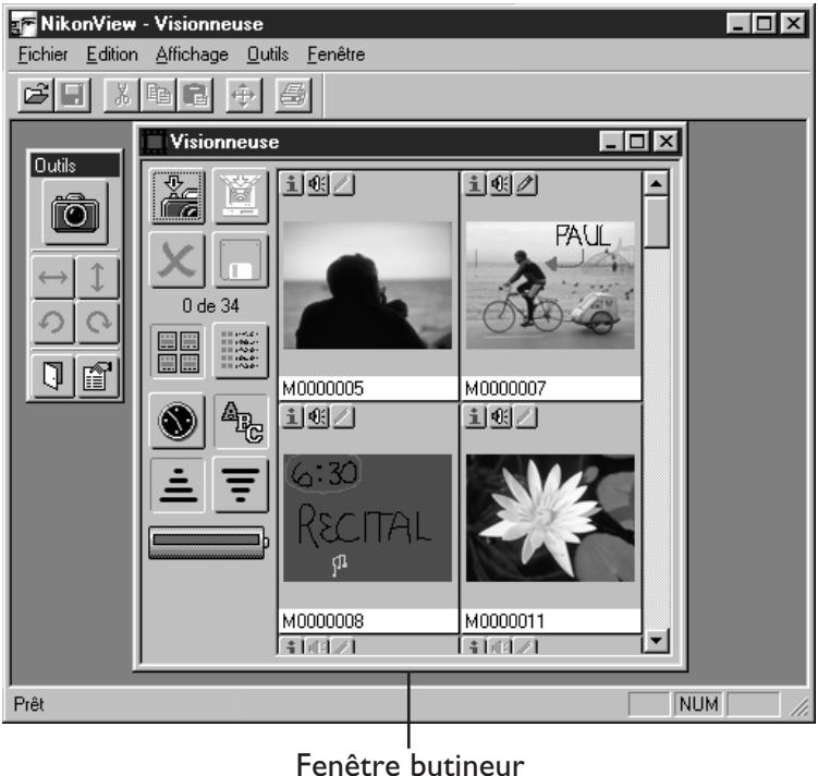 NIKON VIEW - Troisième étape — acquérir des documents depuis le navigateur - 1