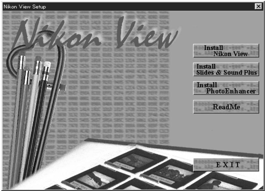 NIKON VIEW - Première étape — insérer le disque nikon view dans le lecteur cd-rom - 1
