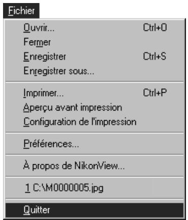 NIKON VIEW - Quatrième étape — enregistrer les documents sur le disque - 4