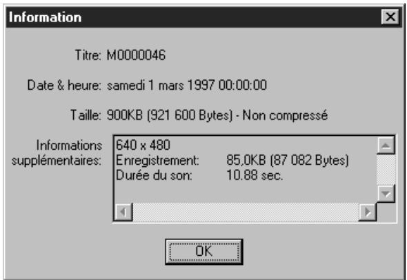 NIKON VIEW - Obtenir des informations sur un document - 2