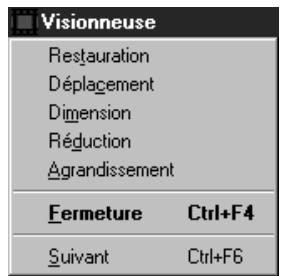 NIKON VIEW - Le menu de contrôle de la fenêtre butineur - 1