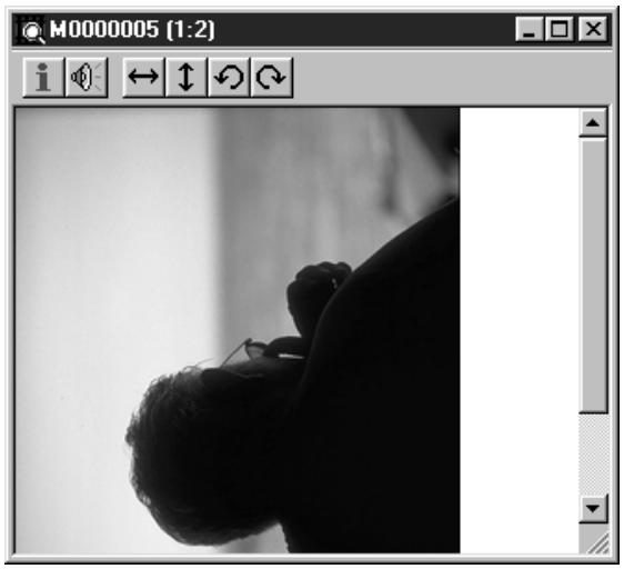 NIKON VIEW - Rotation d'images - 2