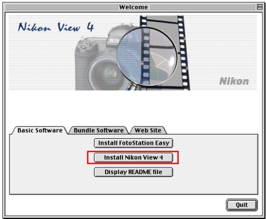 NIKON VIEW 4.1.1 - Step I—Start the installer - 1