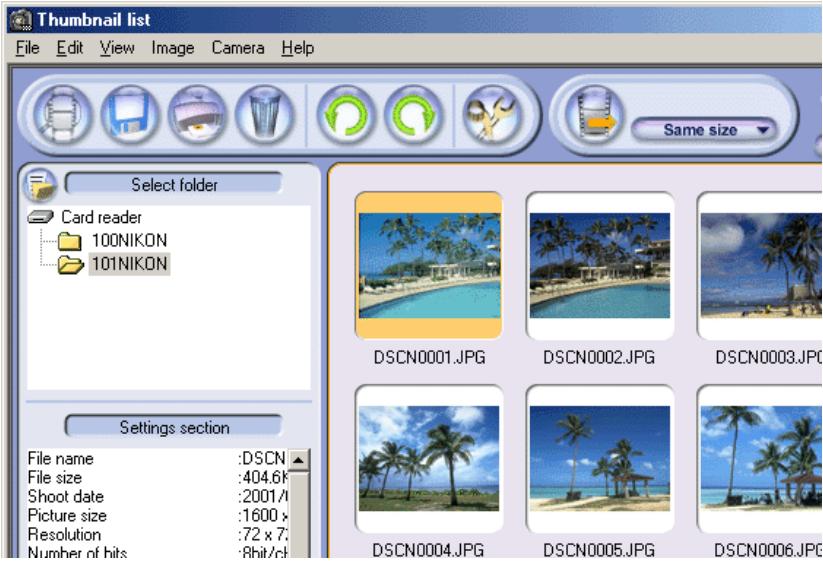 NIKON VIEW 4.1.1 - Step 2—Choose a folder - 2