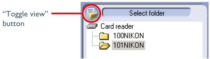 NIKON VIEW 4.1.1 - Choosing a Folder - 1