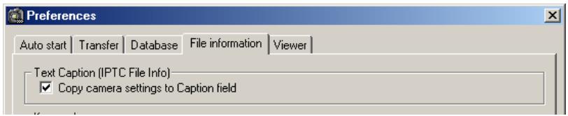 NIKON VIEW 4.1.1 - Copy camera settings to caption - 1