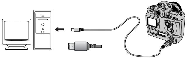 NIKON VIEW 4.1.1 - Connecting the Camera to a Computer - 1