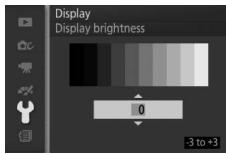 NIKON 1 J3 - Display Brightness - 1