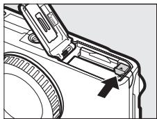 NIKON 1 J3 - Removing Batteries and Memory Cards - 1