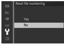 NIKON 1 J3 - Reset File Numbering - 1