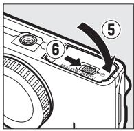 NIKON 1 J3 - Insert the battery and a memory card. - 4
