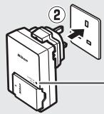 NIKON 1 J3 - Charge the battery. - 2