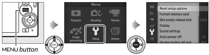 NIKON 1 J3 - The Setup Menu - 1
