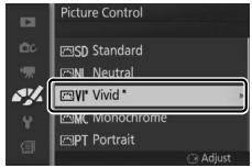 NIKON 1 J3 - Modified Picture Controls - 1