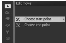 NIKON 1 J3 - Select Choose start point or Choose end point. - 1
