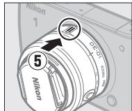 NIKON 1 J3 - Attach a lens. - 3