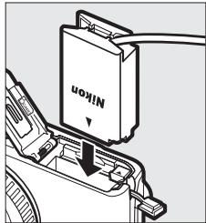 NIKON 1 J3 - Insert the EP-5C power connector. - 1