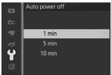 NIKON 1 J3 - Auto Power Off - 1