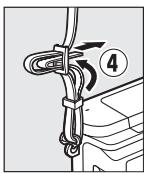 NIKON 1 J3 - Attach the camera strap. - 3