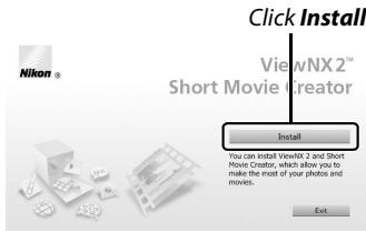 NIKON 1 J3 - Start the installer. - 1