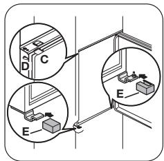 FAURE FBA6240A - Installing the appliance - 7