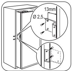 FAURE FBA6317 - Installing the appliance - 2