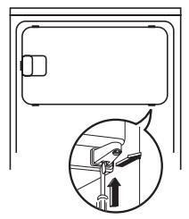 FAURE FBA6317 - Reversibility of the freezer door - 1