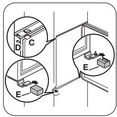 FAURE FBA7230A - Installing the appliance - 7