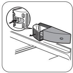 FAURE FBA7340 - Replacing the lamp - 1