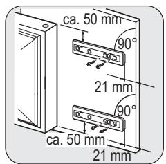 FAURE FBB7294 - Installing the appliance - 10