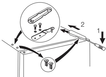 FAURE TG05010 - Door reversibility - 1