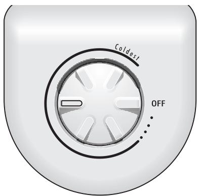 AEG-ELECTROLUX AFFC1466DW - Setting the Temperature Control - 1