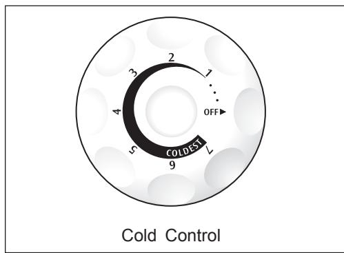 AEG-ELECTROLUX FFC0522DW - Setting the Temperature Control - 1