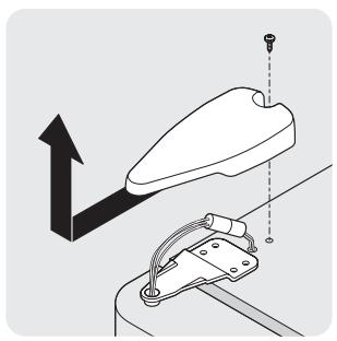 AEG-ELECTROLUX FRS3R4EW - To Remove Freezer Door: - 1