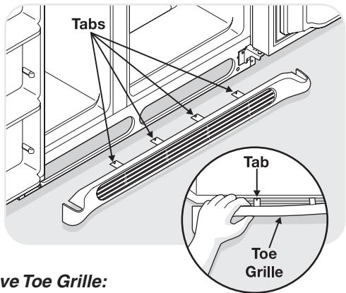 AEG-ELECTROLUX FRS3R4EW - To Install Toe Grille: - 1
