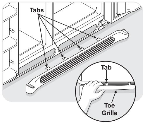 AEG-ELECTROLUX GHSC39EEPB - To Remove Toe Grille: - 1