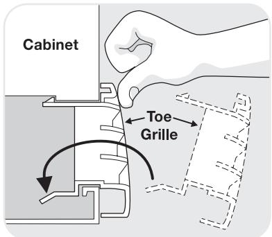 AEG-ELECTROLUX GHSC39EEPB - To Install Toe Grille: - 1