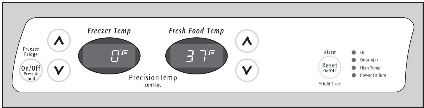 AEG-ELECTROLUX GHSC39EEPB - REFRIGERATOR & FREEZER CONTROLS - 1